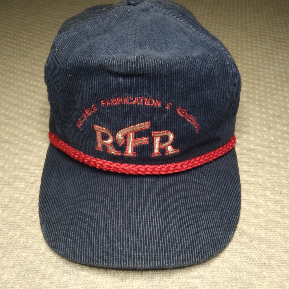 Vintage RARE* Corduroy Trucker Hat Made In America